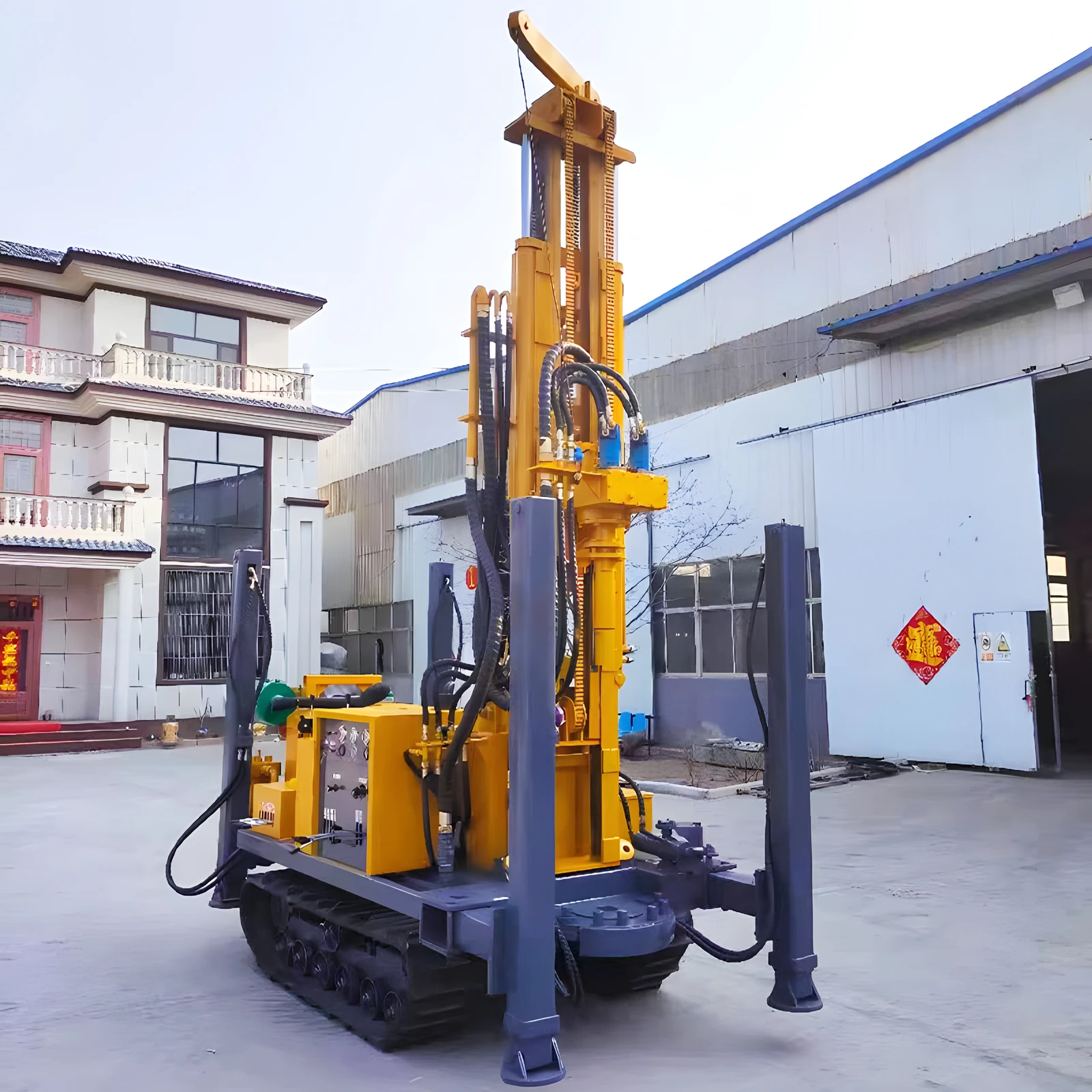 150M Deep Rotary Diesel Engine Geothermal Well Multi-Function Drilling Rig Water Well Drilling Rig Drill