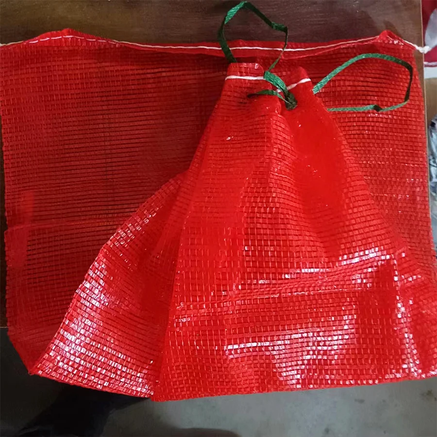 Wholesale Mesh Firewood Bags 800-Firewood Oak Firewood 40L Bag Approx 16Kg Leno Mesh Bag With Drawstring