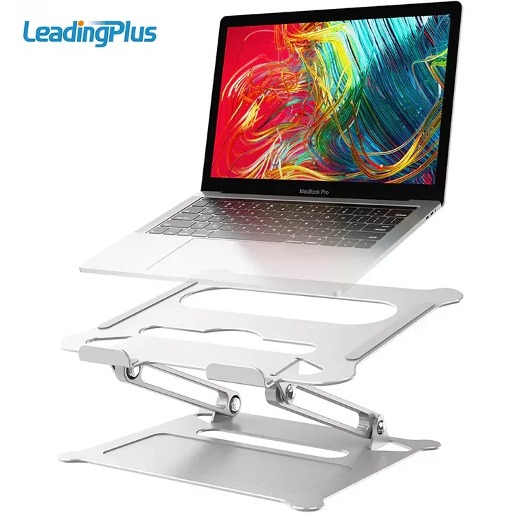 Aluminum Alloy Adjustable Laptop Stand Folding Portable for Notebook MacBook Computer Bracket Lifting Cooling Holder Non-slip