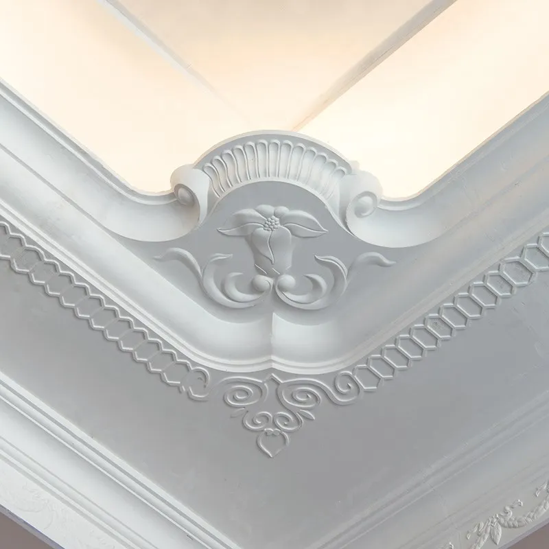 
New Building Materials of Gypsum/GRG Curve cornice for ceiling wall angle 