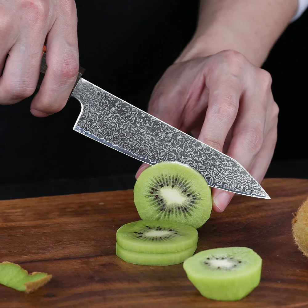 VG10 Damascus Chef Utility Knife  For Fruit & Vegetable Peeling Tools