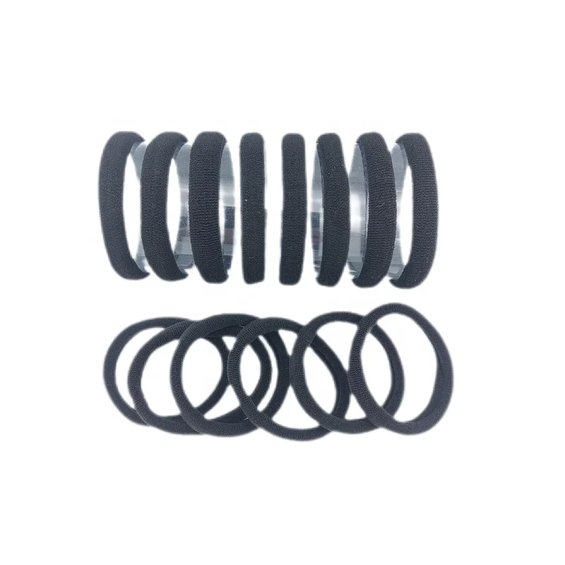 Wholesale 4mm Hair Band Elastic Girls Ponytail Holder Hair Elastic Ring Rope Rubber Hair Ties For Girls