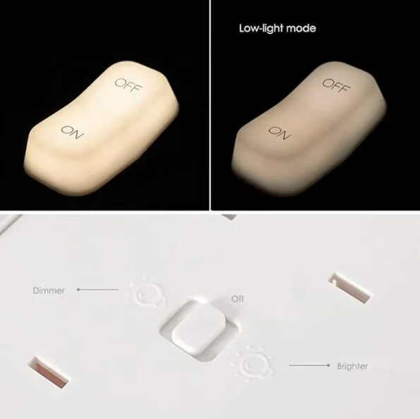 Switch night light USB charging simple gravity sensor ONOFF switch light LED night light