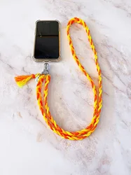 correas para celular high end handmade paracord braided rope universal mobile cell phone bag lanyard straps for mobiles phones