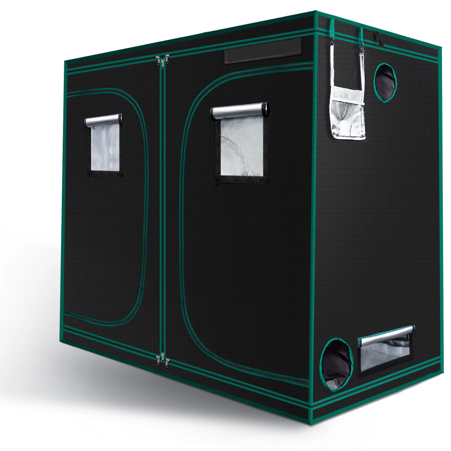 LAMPPLANT 240*120*200 Amazon горячая Распродажа 1680D гидропонная Однопролетная теплица из майларовой ткани инструменты для выращивания палатки