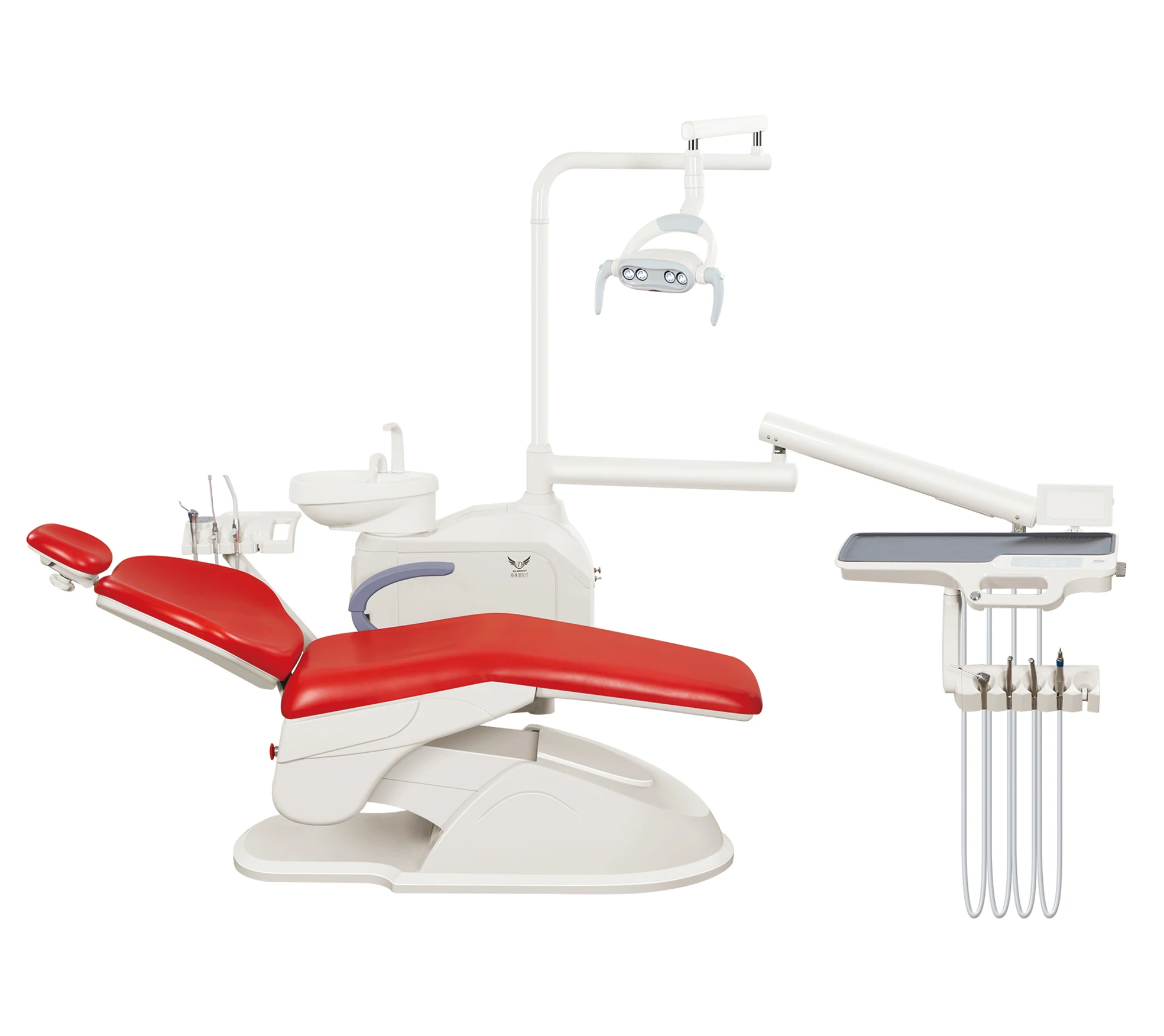 economical type dental chair, GD-S200 dental unit with ceramic spittoon