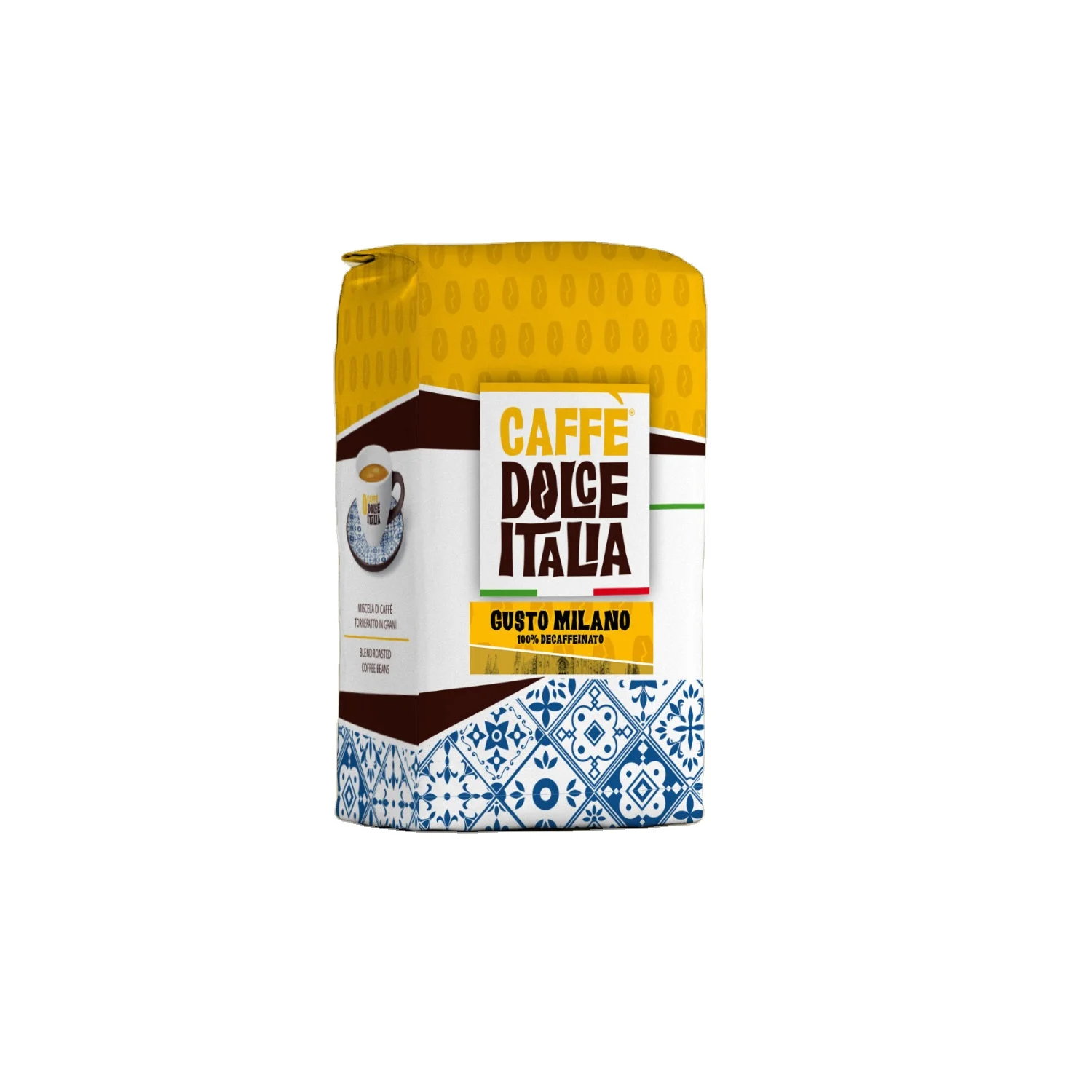 Top Quality Decaffeinated Italian Ground Coffee for Horeca in packaging 1kg