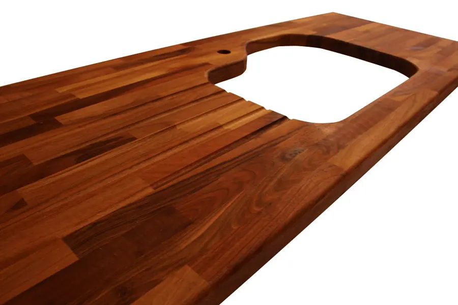 Factory Custom Solid Wood Walnut Tabletop USA Finger Joint Board for Kitchen