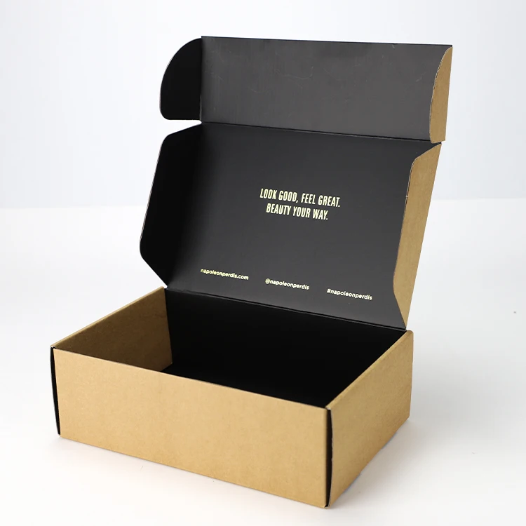 Hot sale recycled eco friendly custom logo luxury printed packing corrugated shipping kraft mailer boxes