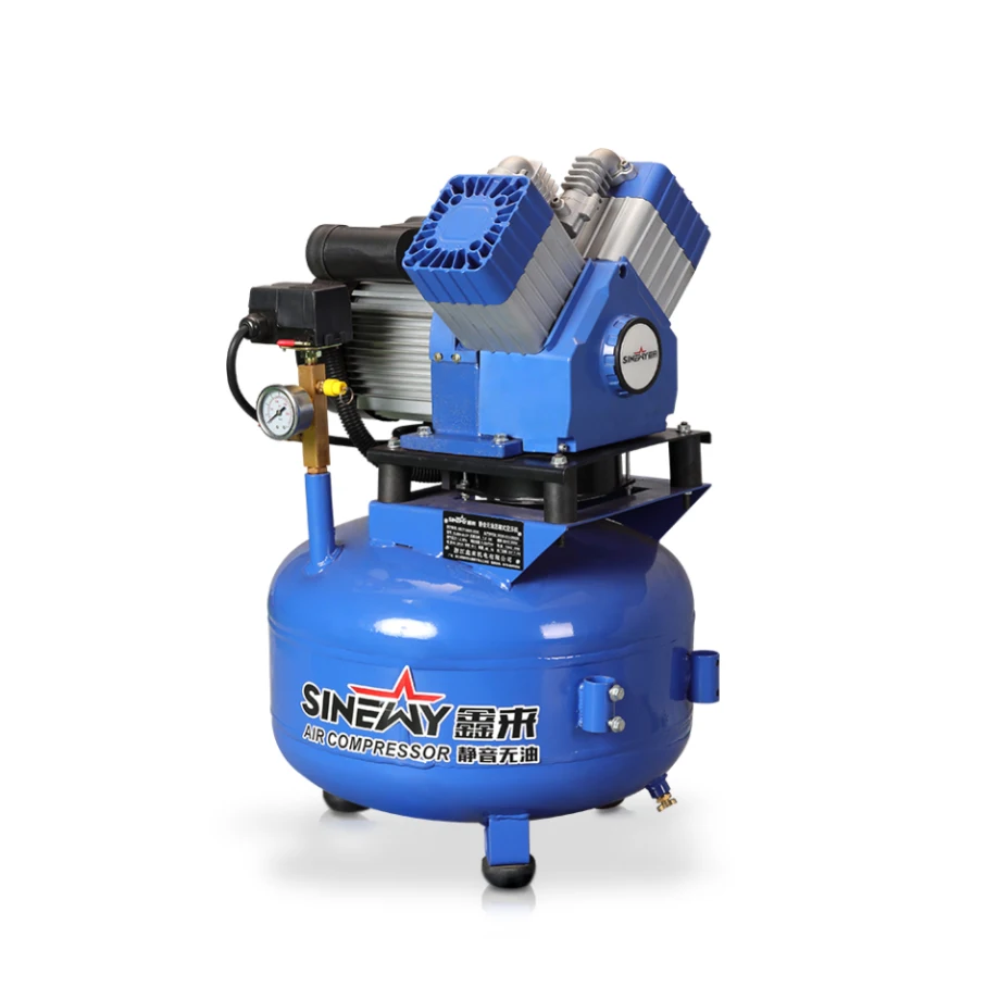 Высококлассный безмасляный бесшумный стоматологический воздушный компрессор, 50 л