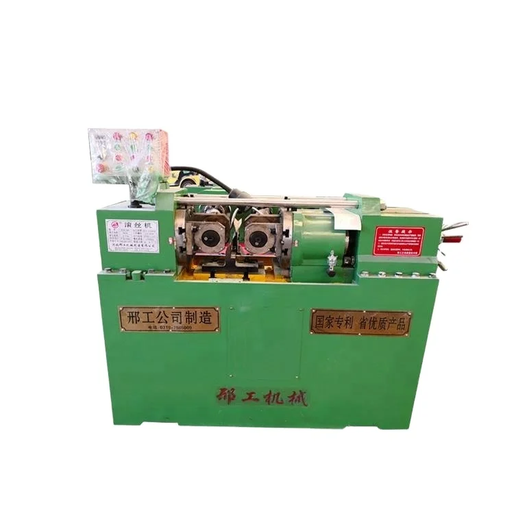 nut rolling steel rod threading threaded rod machine