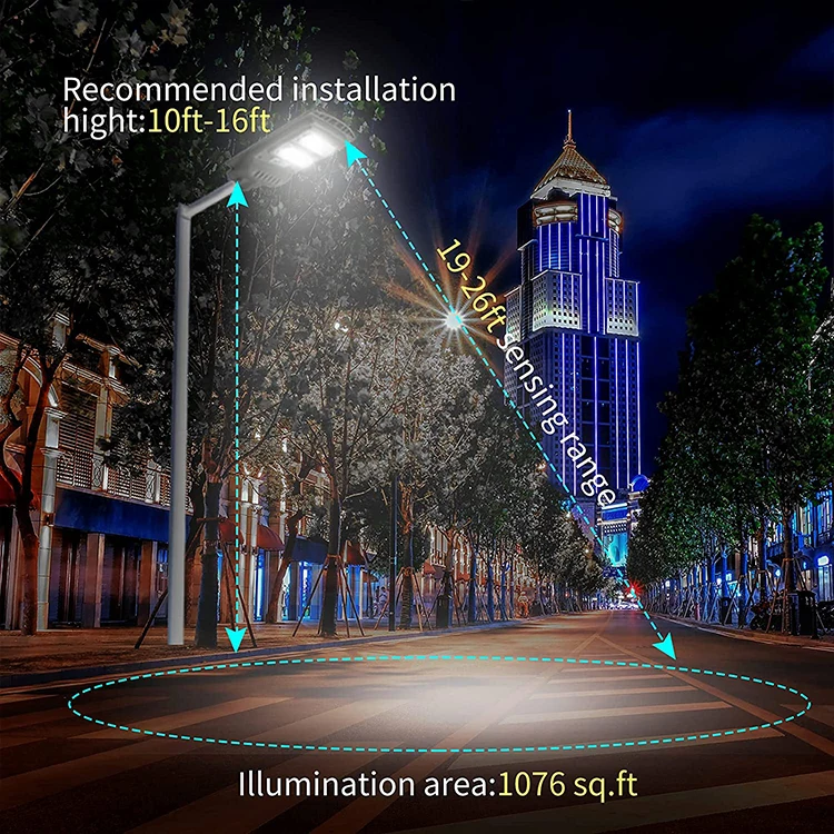 High Efficiency Waterproof Ip65 Outdoor All In One 90w 120w Integrated Led Solar Street Lamp