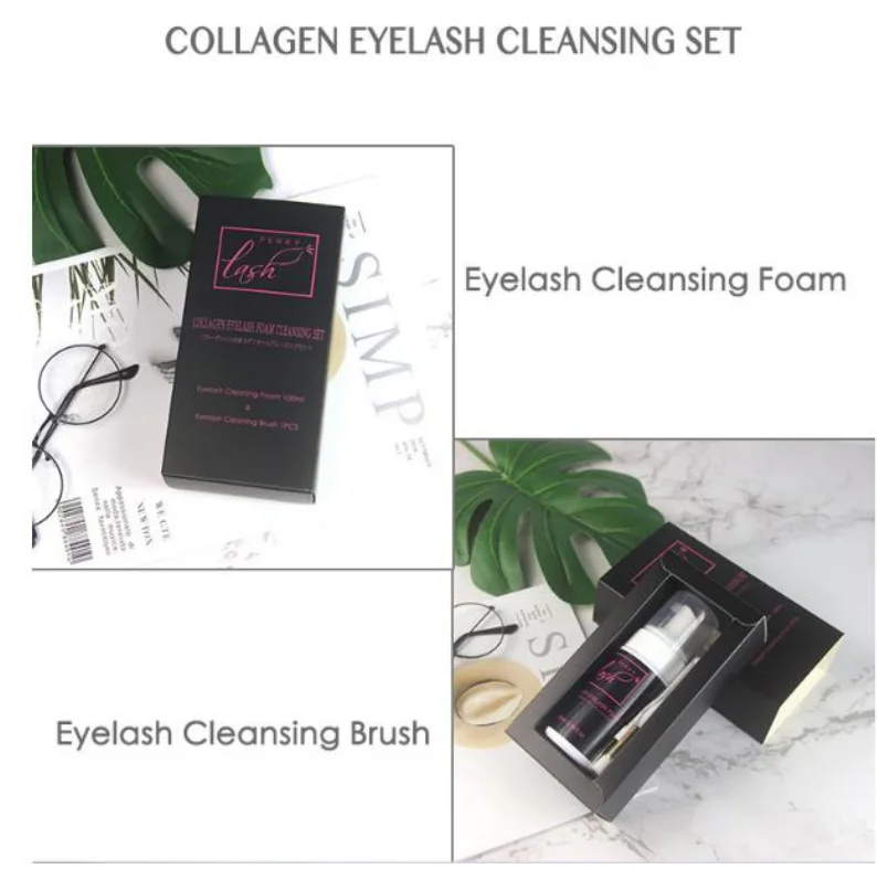 
Las Extension Supplies Kits Lash Bathe Supply Produts OEM Eyelash Extension Cleanser Tools 
