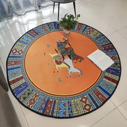 Wholesale Custom Circular Floor Carpets Round Large Area Rugs Living Room Home Coffee Table Mats
