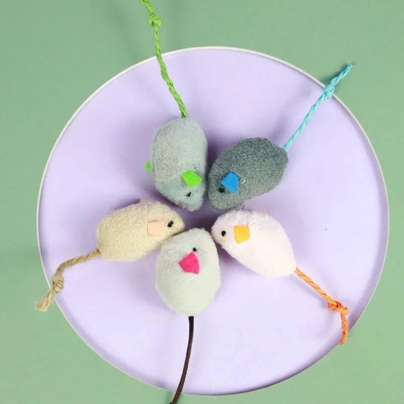JOYPET Spot Wholesale Pet Products Cat Toys Cage Mouse 6cm Color Iron Ball Cage Mouse