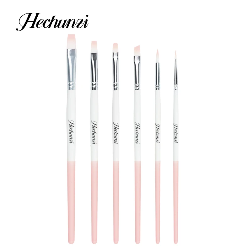 Manufacture 8PCS High Grade Wholesale Watercolor Acrylic Art Paint Brush for Drawing Wooden Handle Nylon Brush Painting Set