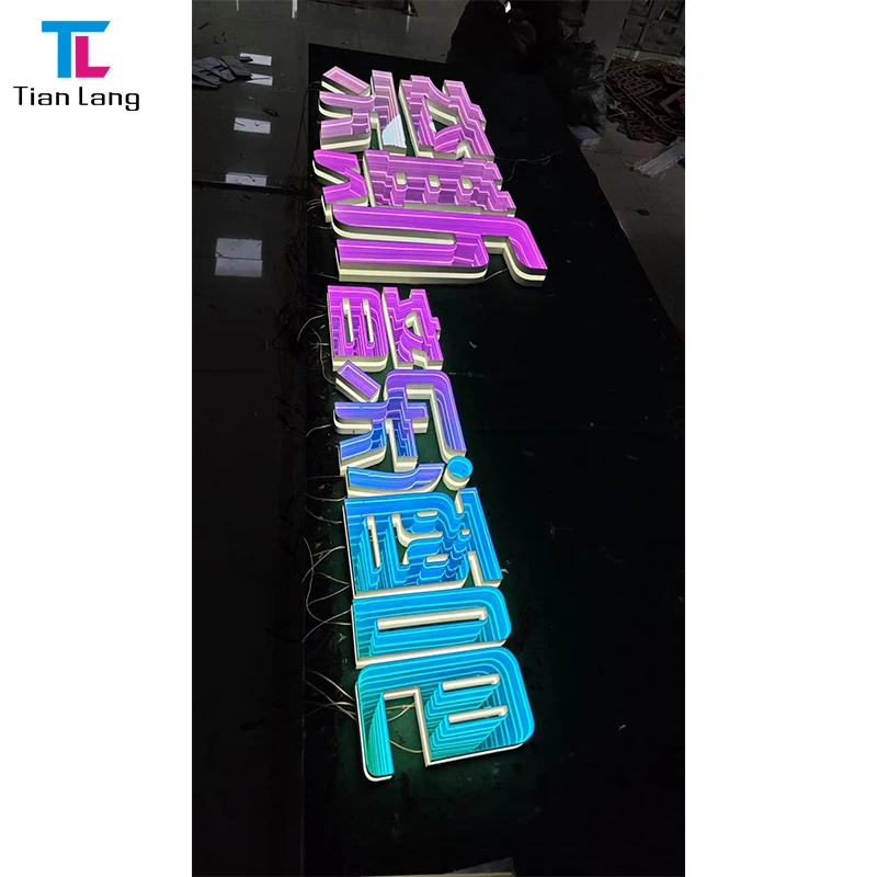 shop retro neon mirrors sign infinity mirror sign infinity mirror light letter sign for home bar decor