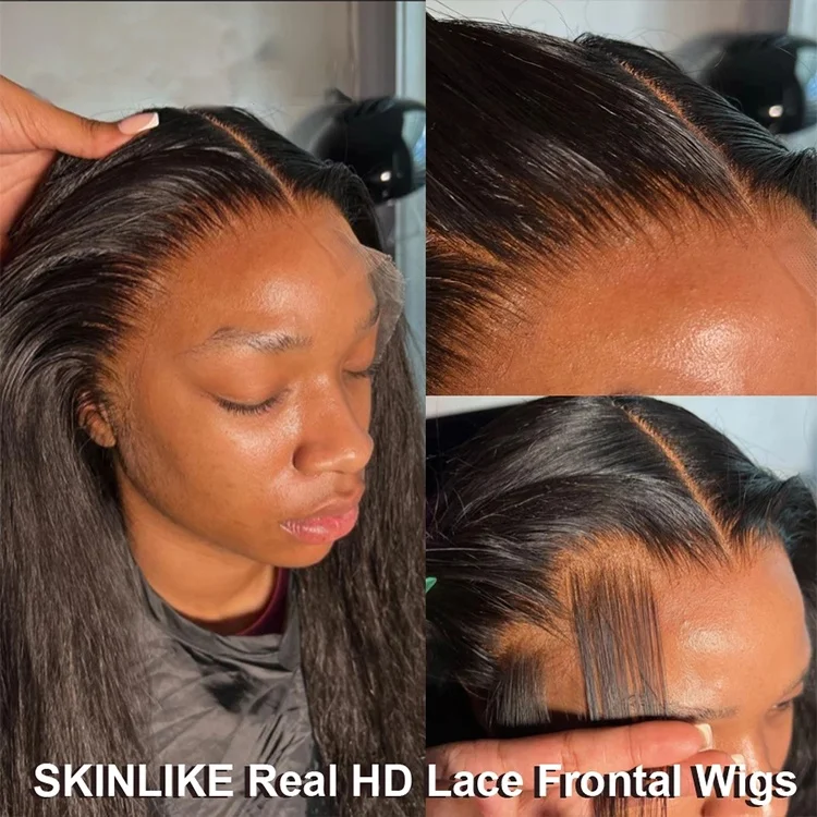 Raw human hair lace Front wig with baby hair, Virgin 13x4 13x6 HD Lace Front Wigs, Virgin Human Hair Full Lace Wigs Pre Plucked