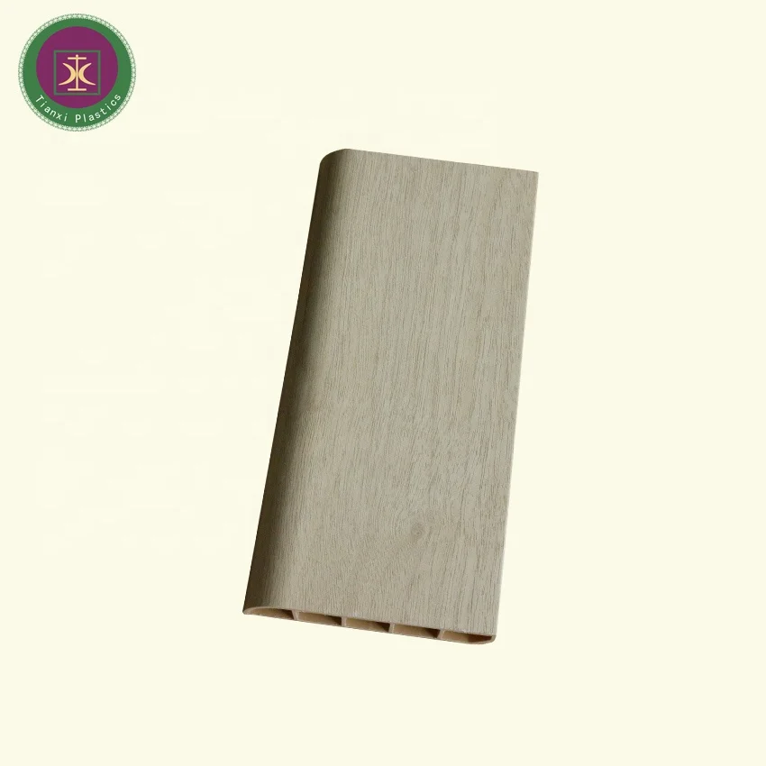 Fireproof pvc baseboard and wall skirting board