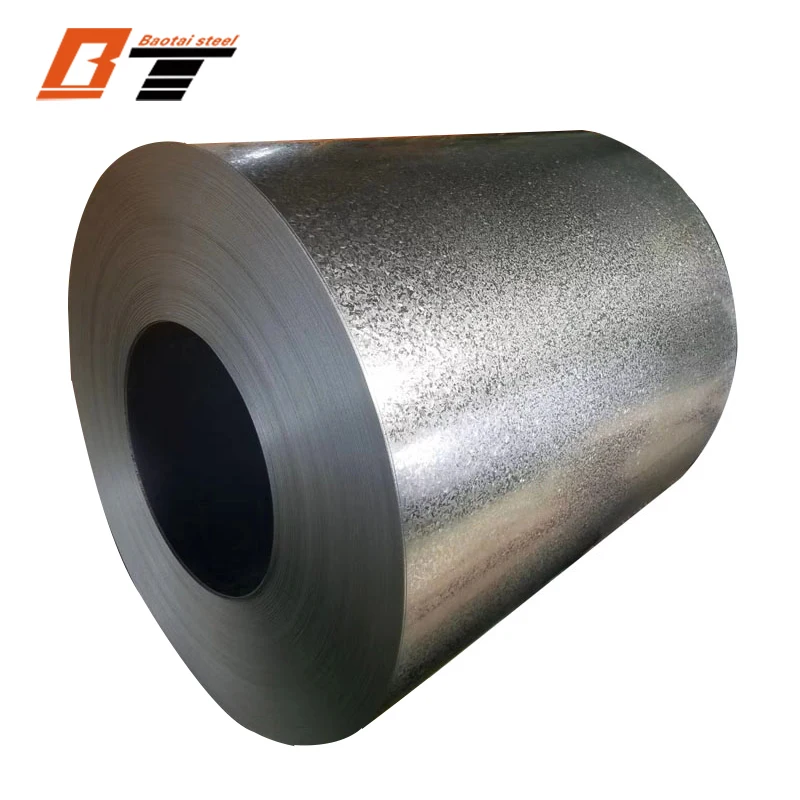 Shandong Baotai factory price Hot dipped galvanized steel SGH340 1.5X1250mm 0.7mm galvanized coil