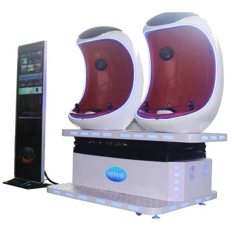 Other Amusement Park Products 360 Degree 2 Seats 9d Egg Vr Cinema