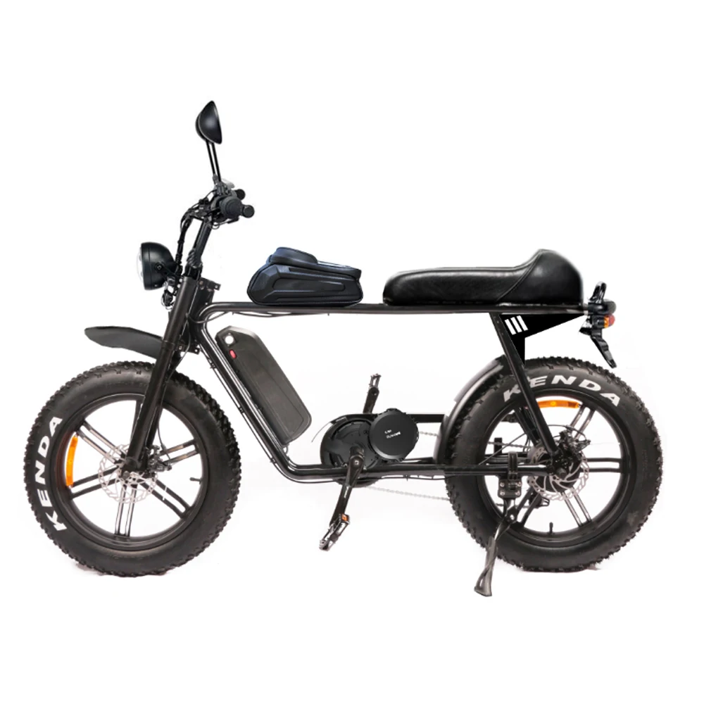 2021 HP-E 73 bbs 02 03 hd super powered 48v 750w 1000w retro vintage harley mid drive electric bicycle / electric bike / e bike