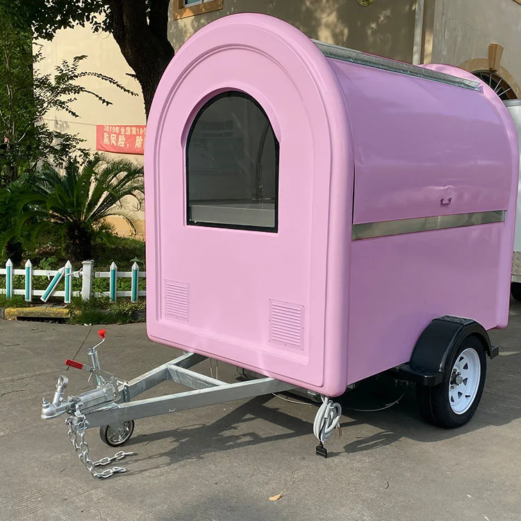 Street Fast Food Trucks Mobile Food Trailer for Sale Breakfast/Snack/Ice Cream Shop