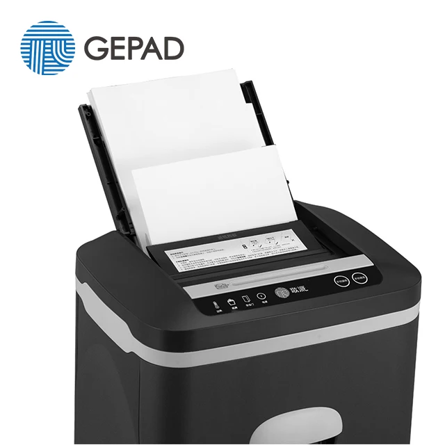 Guangdong Automatic Shredder Paper Machine Micro Cut 2*10mm A800 80 Sheets Auto Feed Paper Shredder P5
