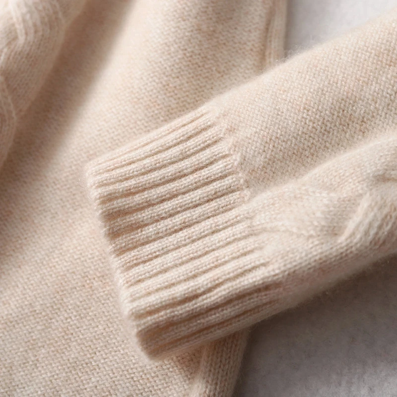 
Latest Amazon Sale Ladies Fashion Knit Jumper 35% Cashmere Women Woolen Knit Crochet Sweater 