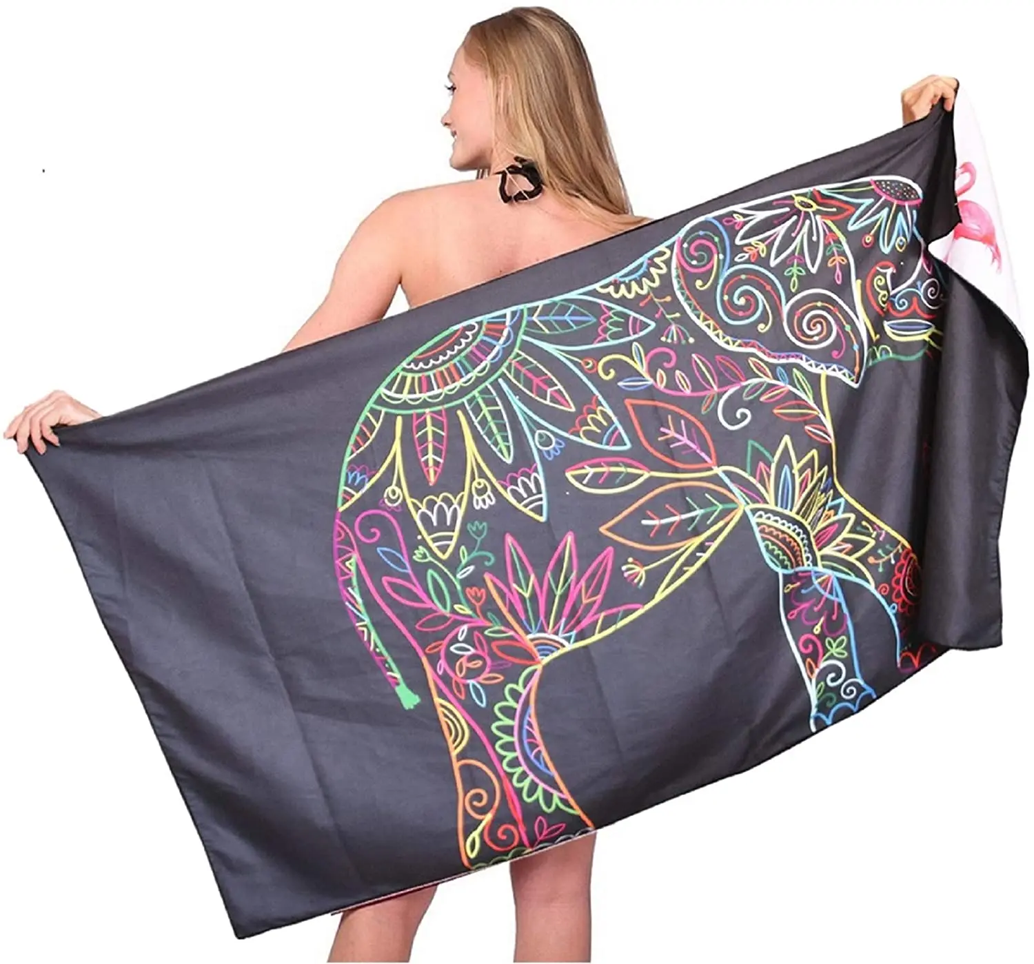Full color custom printed beach towels