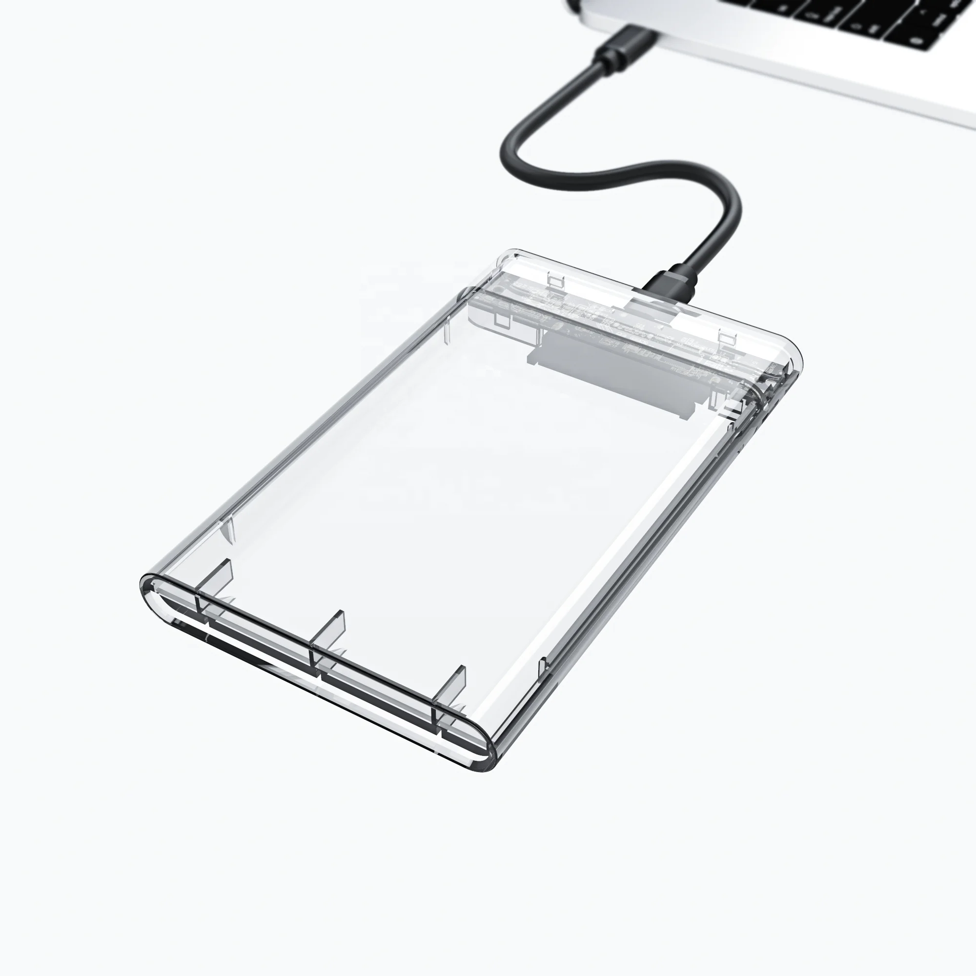 
Корпус для жесткого диска usb 3,0 sata, полностью Прозрачный ударопрочный корпус для жесткого диска 