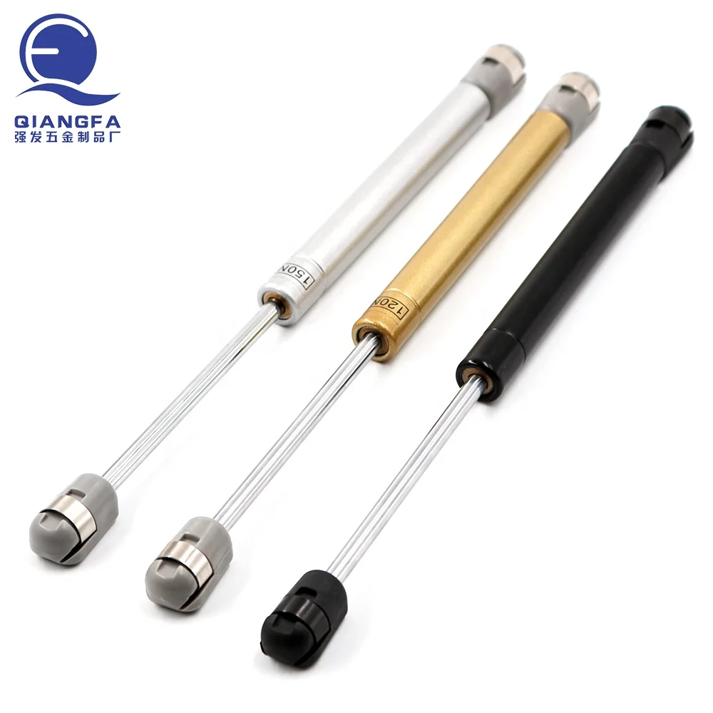 Gold Gas Spring Soft Close Gas Pump Pulling 80N 100N Kitchen Cabinet Door Lift Support Gas Spring for Furniture