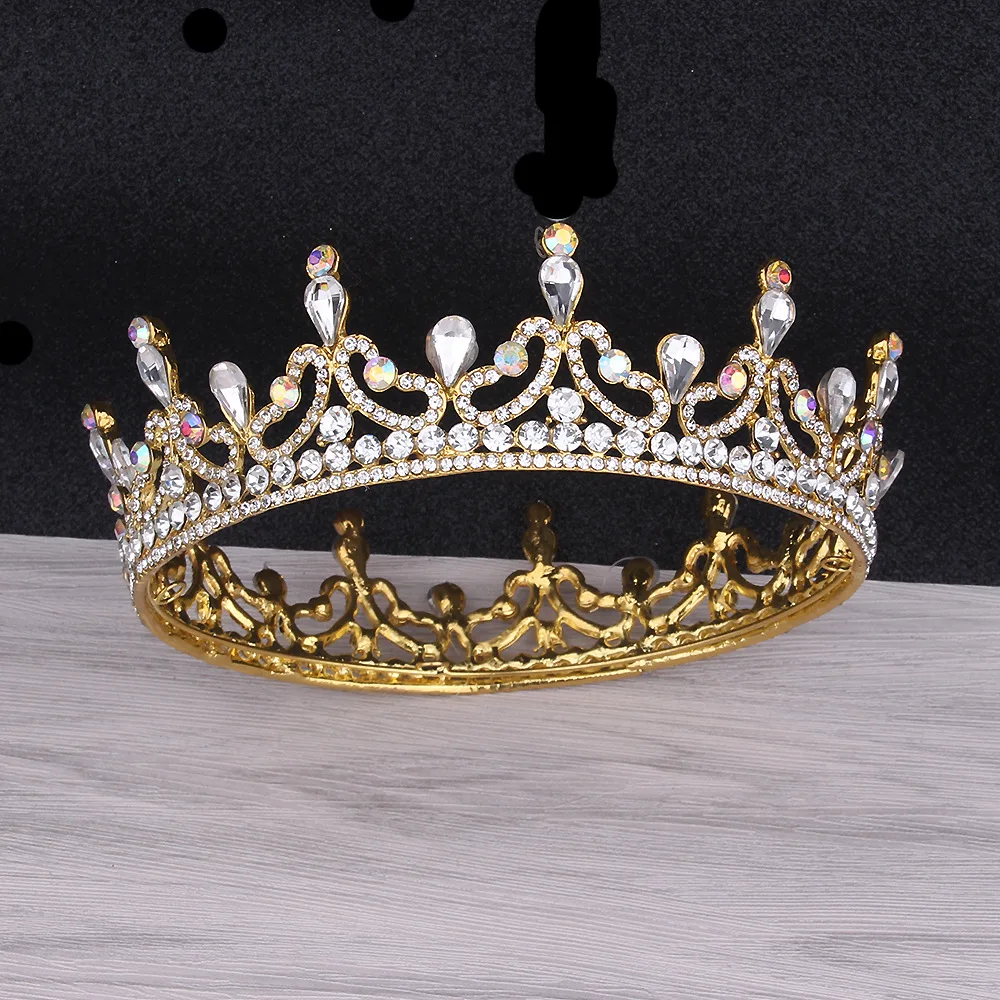 Manufacturers wholesale popular Europe and America 2019 new alloy crown crown bride wedding headwear accessories head headband