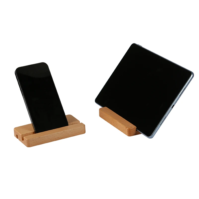 Wood craft gifts worldwide universal wooden mobile phone stand free hands to fix the mobile phone