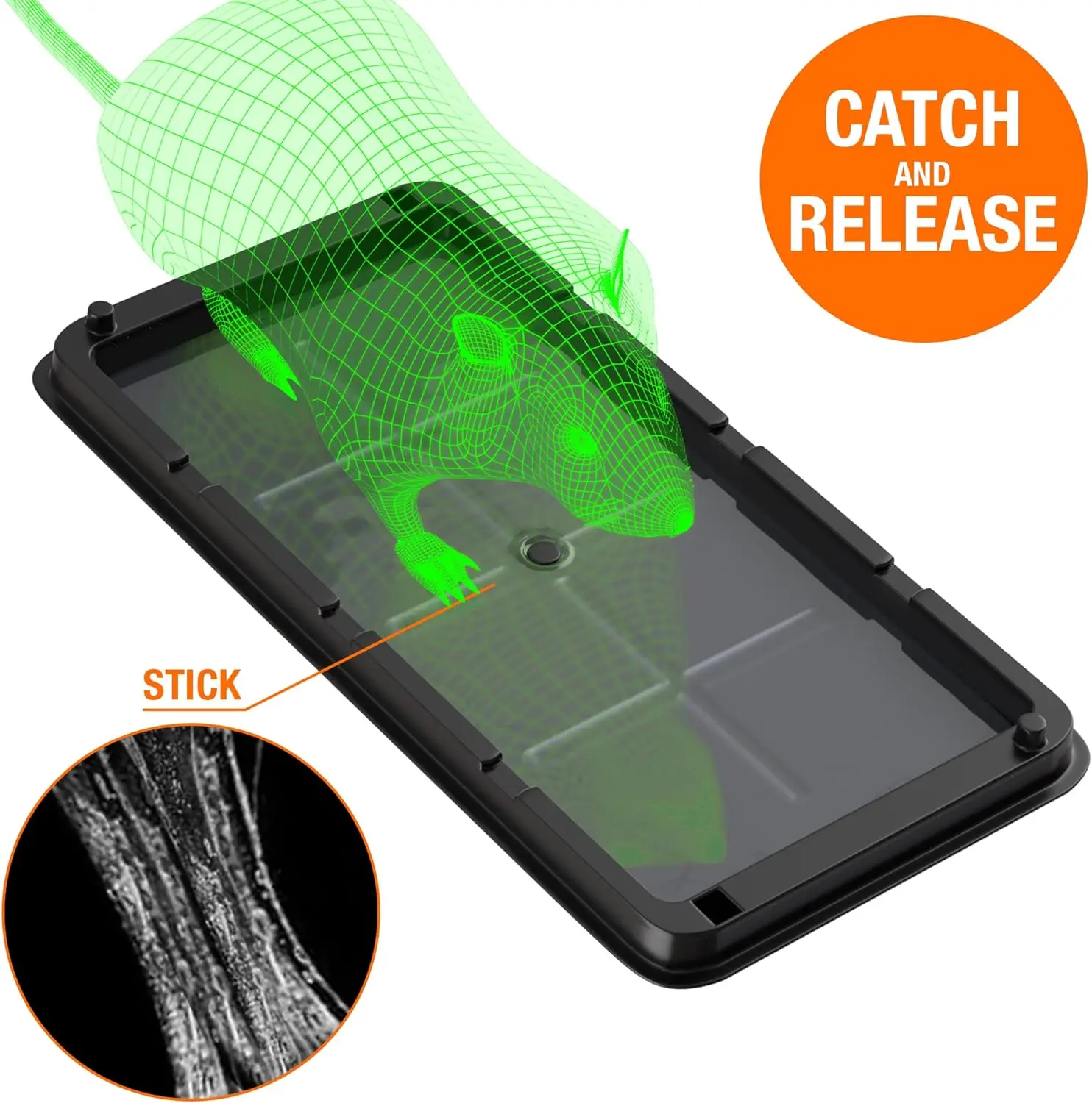 Sticky Bug Catcher for Home and Office Catchmaster Rat Glue Trap EasytoUse Rodent Control Solution