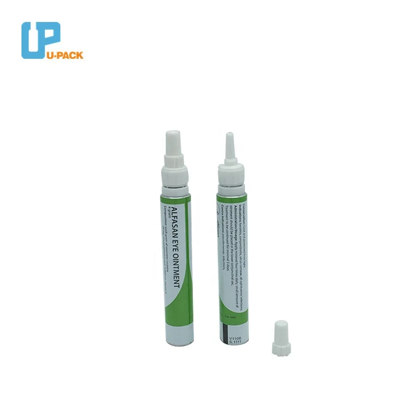 Full Container Pharmaceutical Aluminum Tube Anti-itch Cream Packaging 10g 15g 20g Ointments Medicine Collapsible Tubes