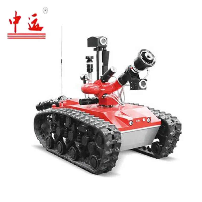 RXR-M50D  Explosion-proof Battery Driven Remote Control Fire fighting Robot Fireman with Water Cannon