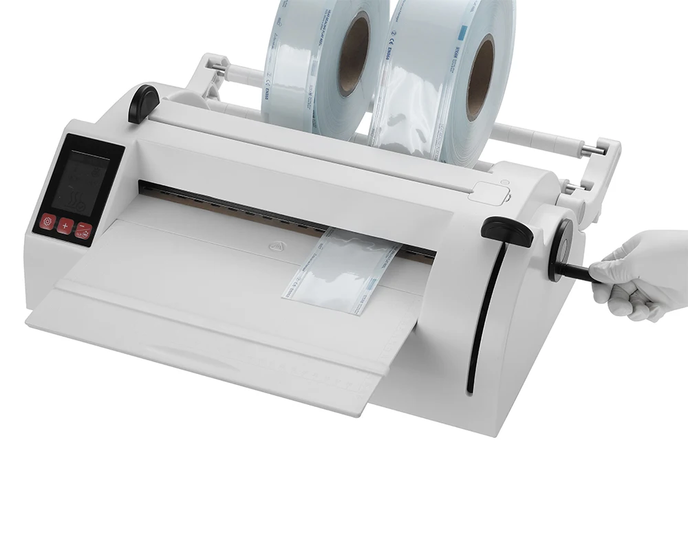 China Cheap Hot Sale Mini Carton Plastic Sealing Machine Equip Italy Imported Heating Bar For Dental Use