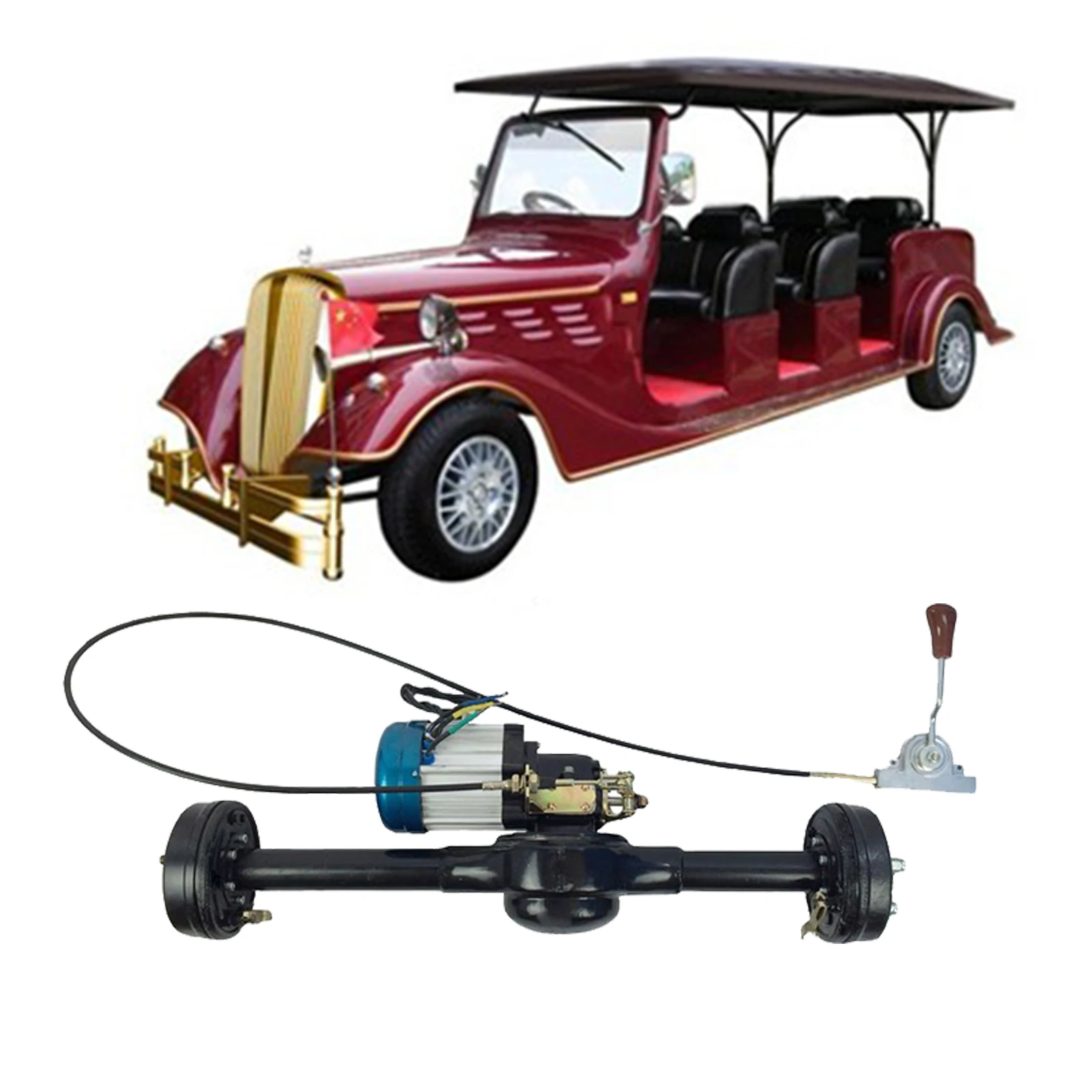 Электрический рикша, трехколесный двигатель 1 кВт 1,2 кВт 1,5 кВт 48 в 72 в, Электрический рикша, трехколесный автомобильный мотор, комплект для преобразования