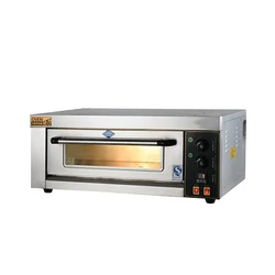 Hot Sale Commercial Pizza Baking Equipment Stainless Steel 2 Layer Stone Electric Oven