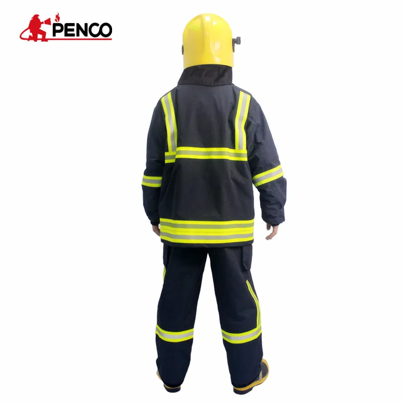 NFPA  STANDARD EN469 Approved Fire Fighting Clothing fireman suit turnout gear for firefighter