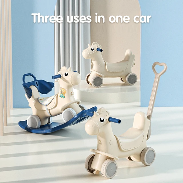 High Quality Rocking Horse Wholesale Customized Garden Rocking Horse Kindergarten Animal Rocking Horse