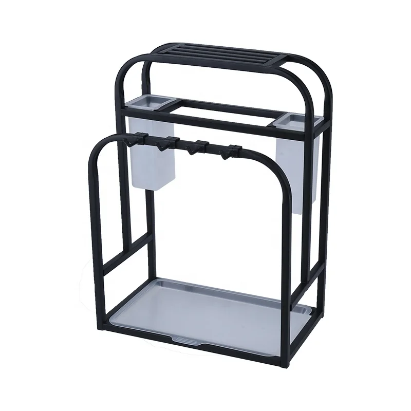 Latest craze kitchen tableware stainless steel chopstick sfork lid rack spoon rack