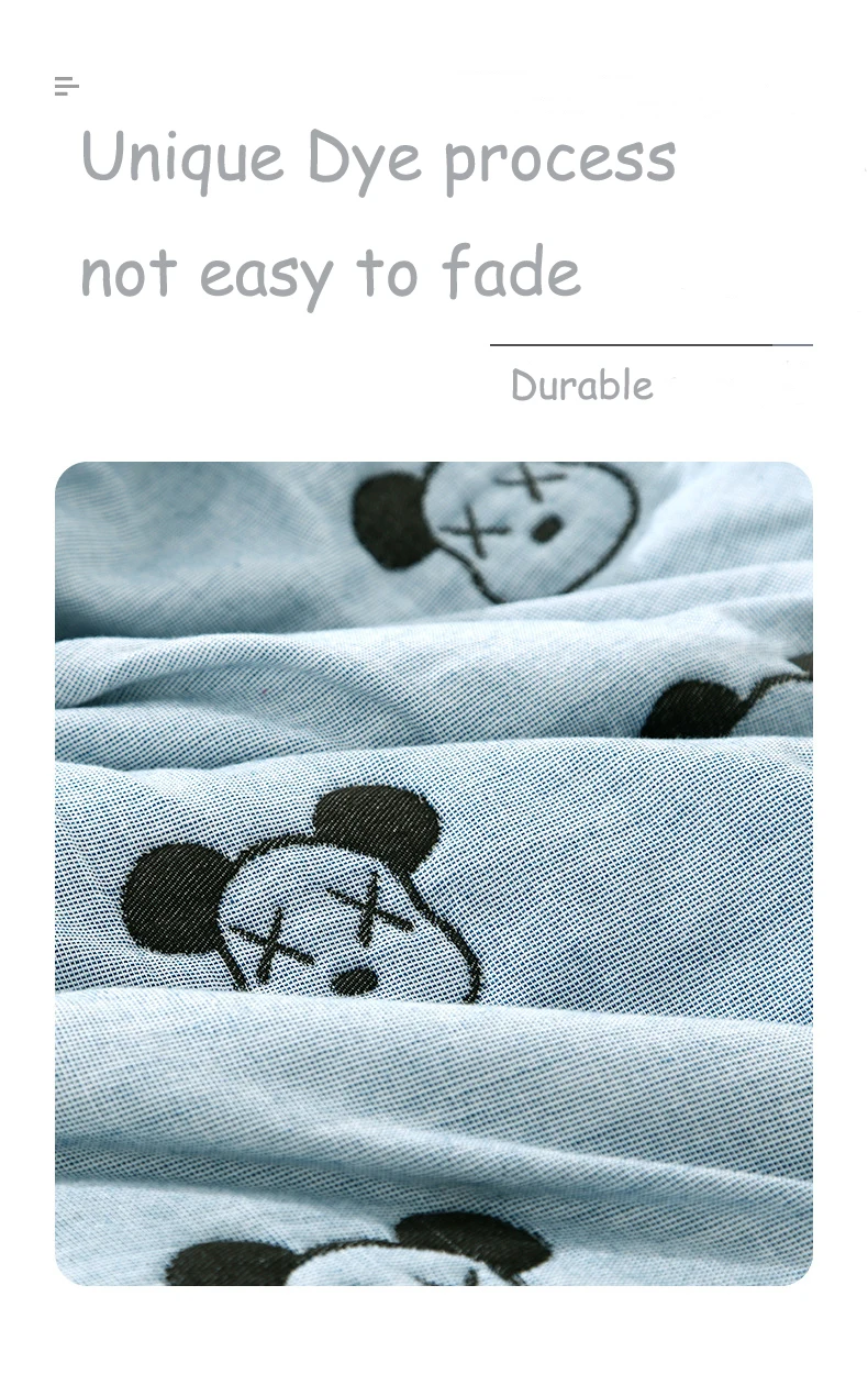 Premium Soft Baby Quit Pure Cotton Ten-layer High Density Gauze Multi-Function Baby Products Newborn Baby Sleep Quit