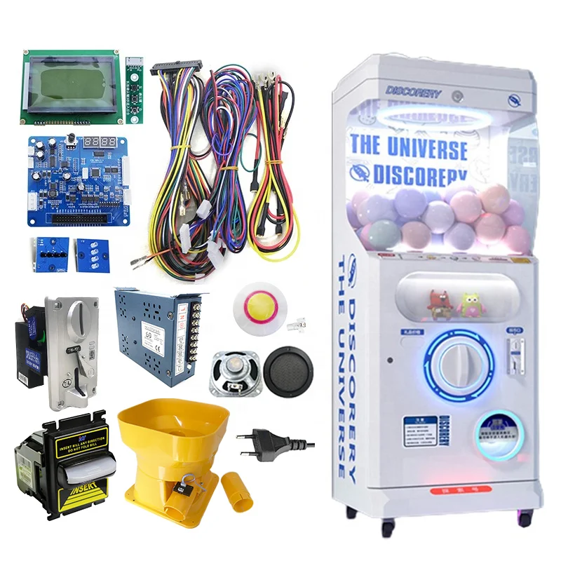 Coin Operated Games Machine Arcade Gashapon Machine Parts Capsule Toys Vending Machine DIY Kit Motherboard For Sale