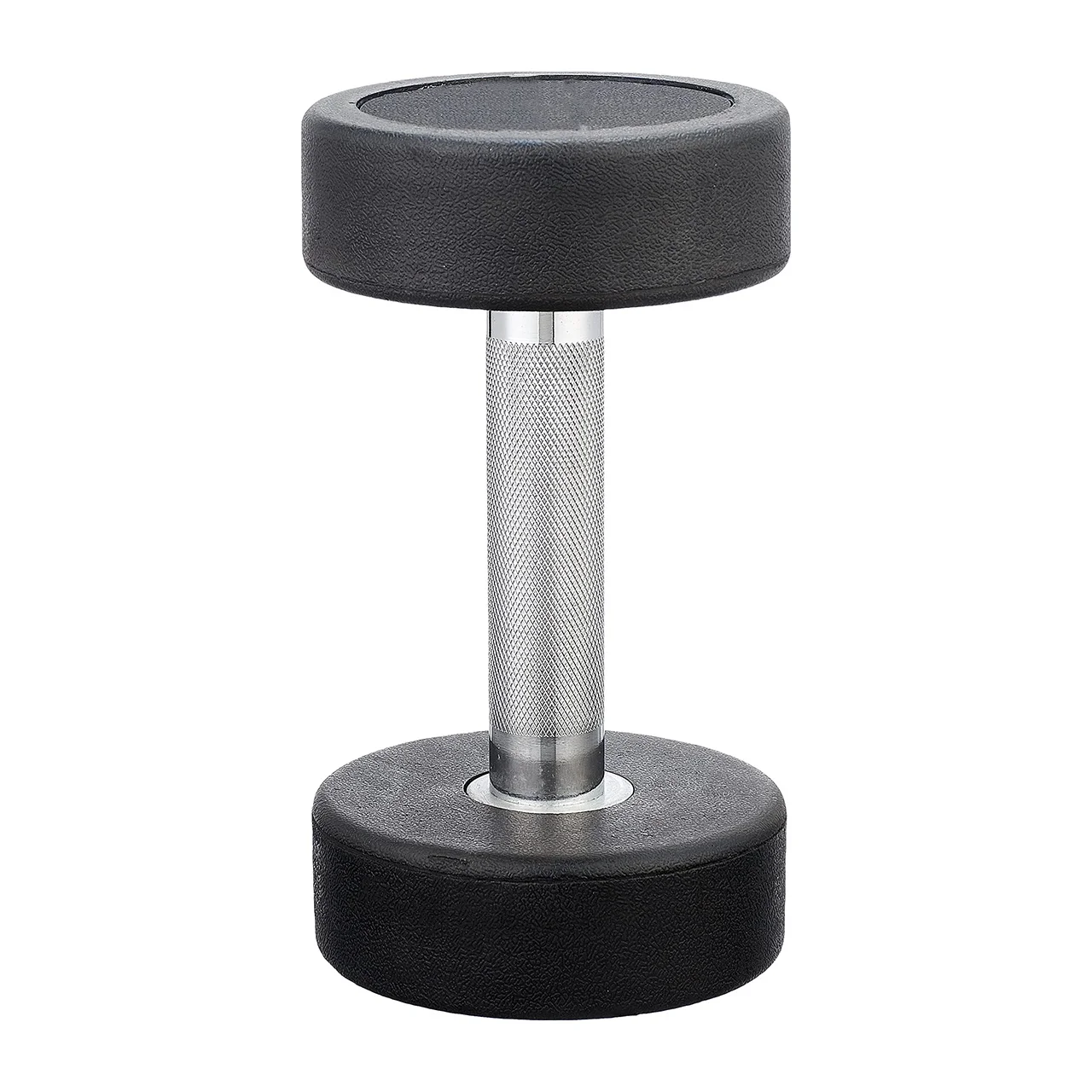 High Quality Wholesale Dumbbells Fitness Round Rubber Coated PU Dumbbell for Home or Gym CPU Dumbbell
