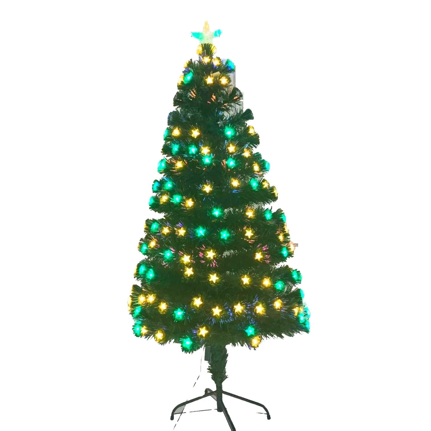 Colorful LED Fiber Optic Nightlight Decoration Light Lamp Mini Christmas Tree