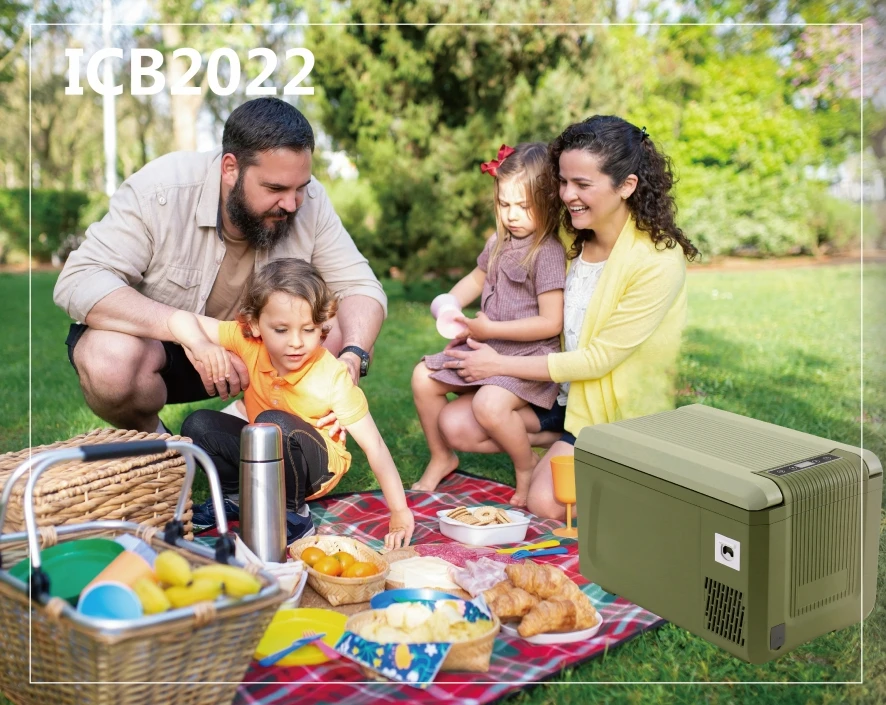 Factory Camping Refrigerators and Mini Fridge 110V DC AC 12v and Portable Compressor Car Fridge Freezer