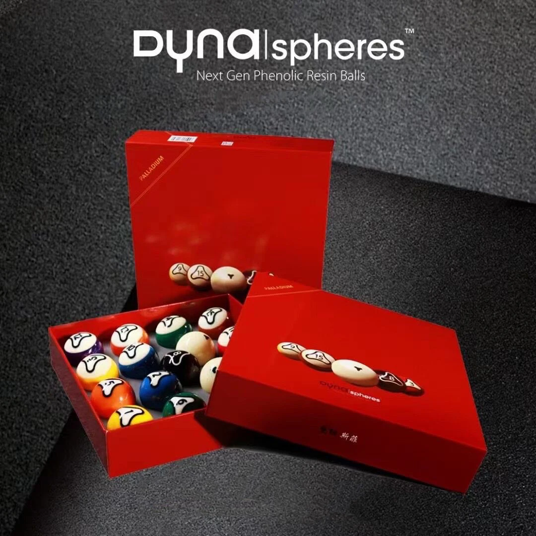 DynaSpheres Brass version 16pcs Billiard Pool Ball Set 57.2mm Billliards Accessory Next Gen Phenolic Resin Balls Bola De Billar