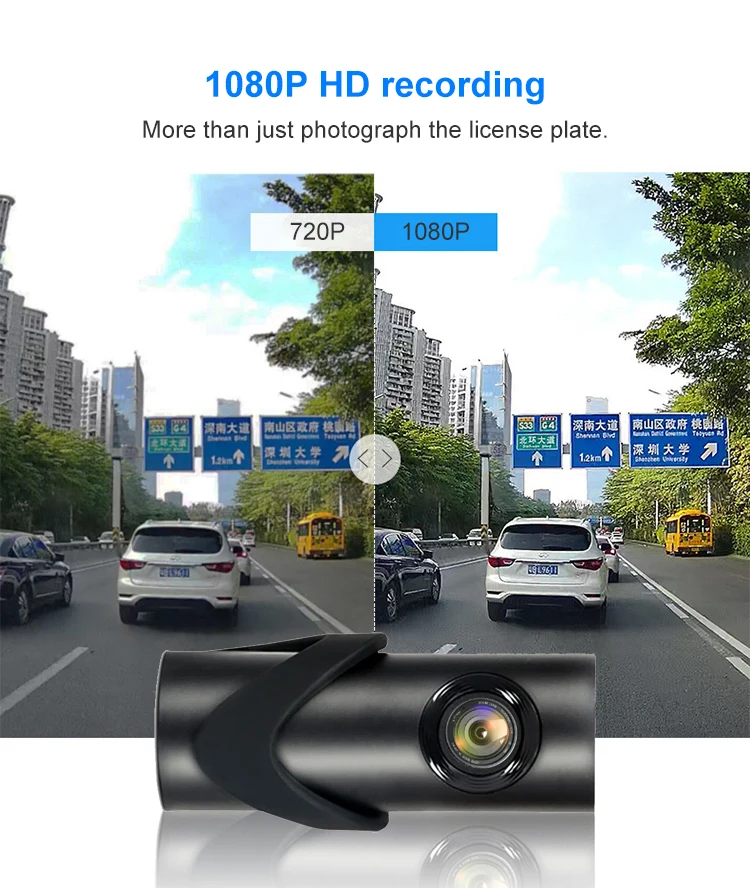 170 градусов широкоугольный full HD 1080p автомобильный мини-видеорегистратор с двумя передними и задними камерами автомобильный черный ящик WiFi видеорегистратор